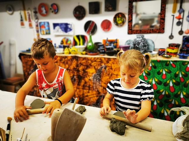 Corso ceramica bimbi